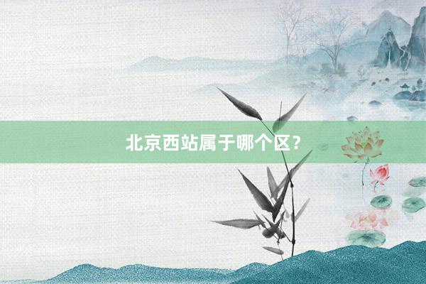 北京西站属于哪个区？